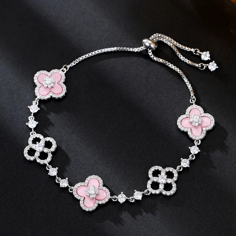 Lucenzi Four-Leaf Clover Bracelet